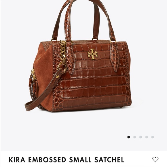 Kira Embossed Satchel - Picture 5 of 6